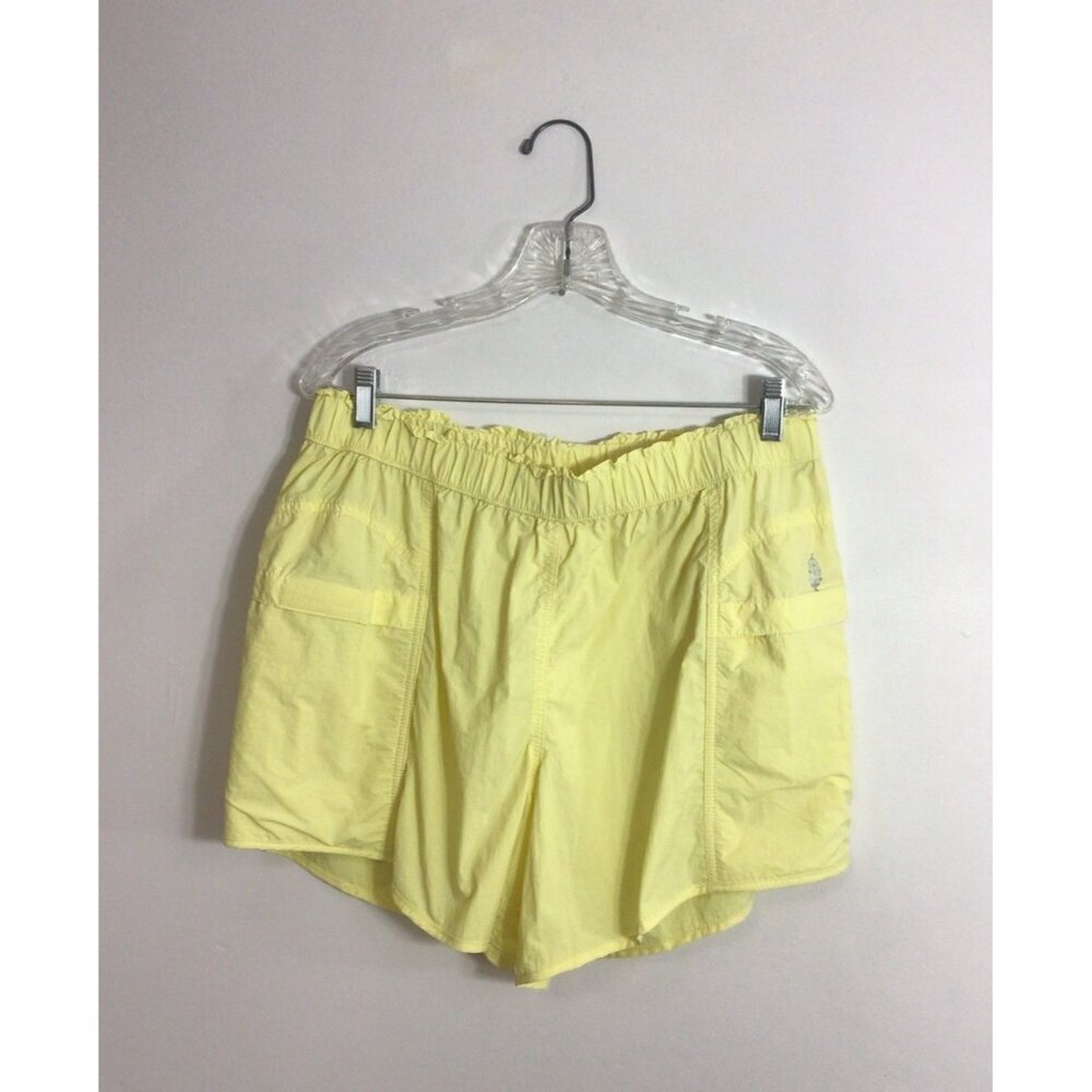 Free People Movement Shorts Yellow Womens Large
